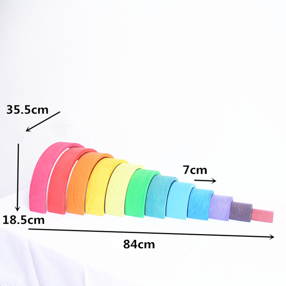 nesting rainbow block set