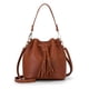 thumbnail image 1 of Bolso bandolera de PU para mujer, bolso de mano sencillo y moderno, color marrón, 1 of 5