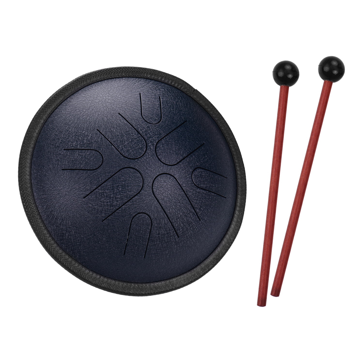 Romacci 10 Inches Portable Steel Tongue Drum 8 Notes Handpan Drum Travel  Drum Percussion Instrument with Mallets Carry Bag for Meditation Yoga Zazen
