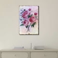 thumbnail image 2 of wall26 - Bouquet of Pink Watercolor Roses on a Delicate Watercolor Background - Nature - Canvas Art Home Art - 12x18 inches, 2 of 4