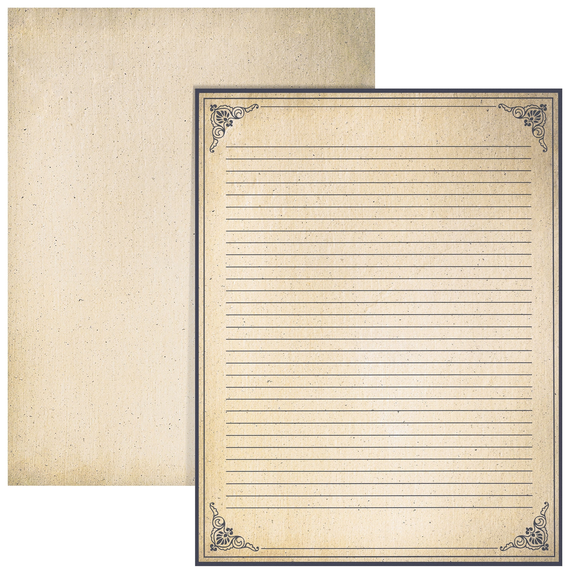 Old Lined Paper Printable Vintage Style Lined Stationery Writing