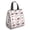 Fireman and Glove, variant on Fireman and Exit Beige Pattern Insulated Lunch Bag for Women Men, Large Portable Soft Cooler Tote, Thermal Food Storage Bag with Pearl Cotton, 8.66L, 8.75"x5.75"x9.5"