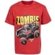thumbnail image 5 of Camisetas Monster Jam Earth Shaker Zombie Grave Digger para niños 7-8, 5 of 9