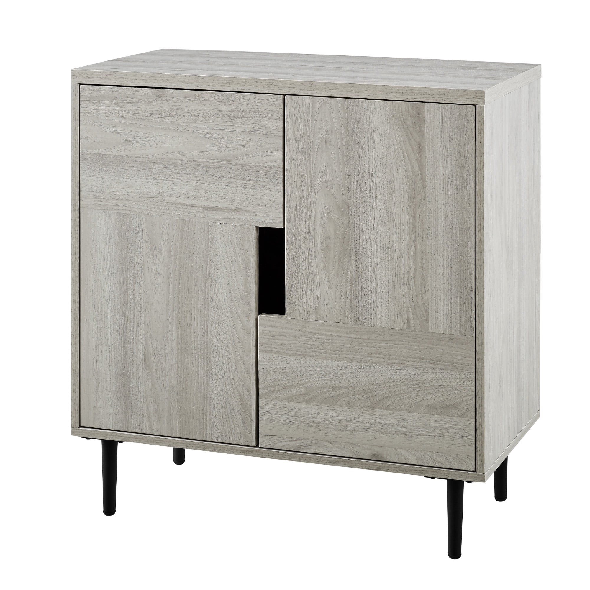 Addison 30" Modern Accent Cabinet - Birch/Magenta Interior - Walmart.com