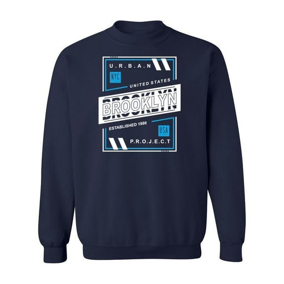 Brooklyn Urban Project Sweatshirt Men -Image by Shutterstock, Male Medium