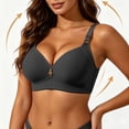 thumbnail image 5 of Women's Bras Baeitkot Women's Beautiful Back No-magnetic Adjustable Bra without Underwire For Side Breast Support, 5 of 6