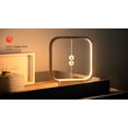 thumbnail image 2 of Heng Balance lamp Square Portable Wood, Switch in mid-air, USB-C LED Table lamp, Magnetic Desk lamp, Warm Eye-Care Lamp, Contemporary Modern Soft Light, Office, Home (REAL WOOD), 2 of 9