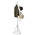 thumbnail image 2 of J Miles UH-CR249-SLV Freestanding Decorative Coat Rack, Silver, 2 of 3