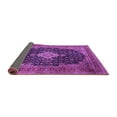 thumbnail image 2 of Ahgly Company Indoor Square Medallion Purple Traditional Area Rugs, 5' Square, 2 of 4