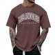 thumbnail image 1 of Playeras Lisas Para Hombre, Camiseta De Verano Para Playa Con Estampado De Árbol Pequeño, Blusa De Manga Corta Con Cuello Redondo, 1 of 4