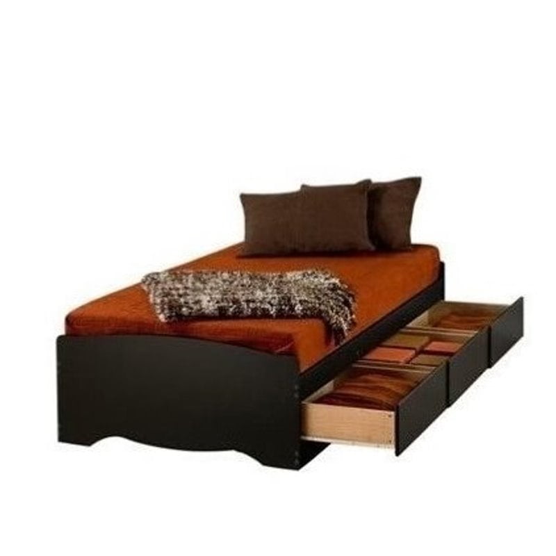 Twin Xl Platform Storage Bed, Extra Long Twin Bed With Storage