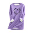 thumbnail image 2 of Birdeem Chemise Décontractée à Manches Régulières Imprimée Mode pour Femmes Hiver Ample Vacances Col Rond, 2 of 12