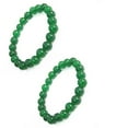 thumbnail image 4 of Pulseras de la suerte y la riqueza, 2 piezas, 10 mm, pulsera con amuleto de la suerte Feng Shui verde, pulsera con amuleto de ingeniería de precisión, 4 of 9