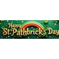 thumbnail image 4 of LUUFILx St Patricks Day Leprechaun Backdrop Rainbow Celebration Gold Coin Festival Banner Shamrock Party Supplies Photography Props Decoration Background, 4 of 8
