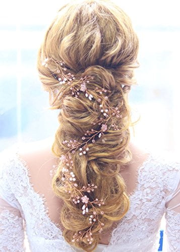 rose gold hair grips
