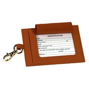 Large Luggage Tag in Genuine Leather