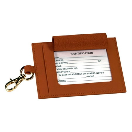 Large Luggage Tag in Genuine Leather