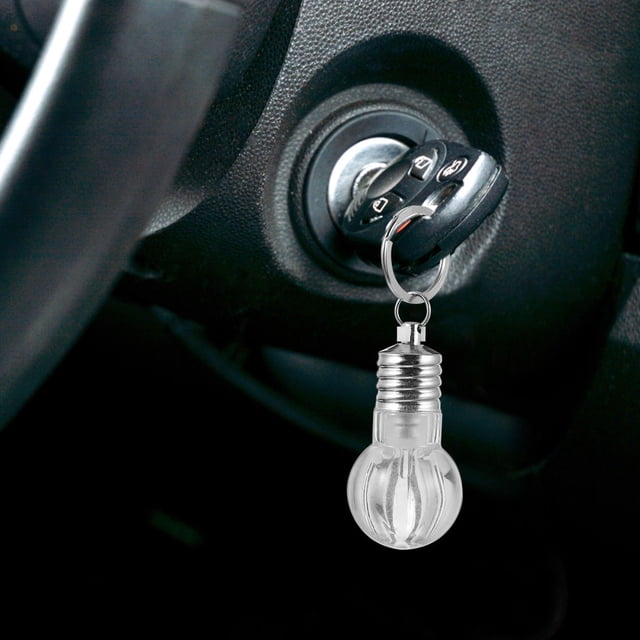 unbranded 10Ud Llavero Estilo Bombilla LED Transparente Para De Llaves Y
