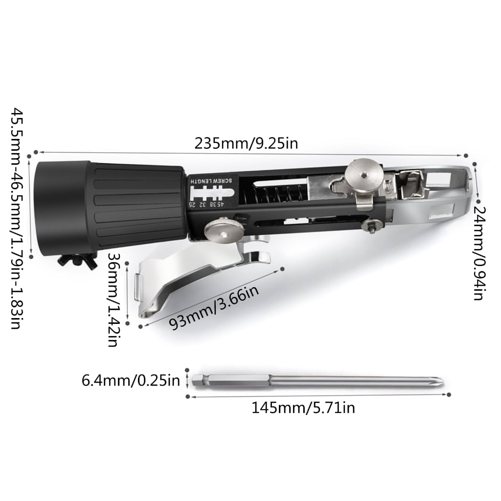 Chain Belt Screw Siding Nailer Cordless Drill Framing Nailer Automatic Nail Machine Electric Nail Power Drill Attachment