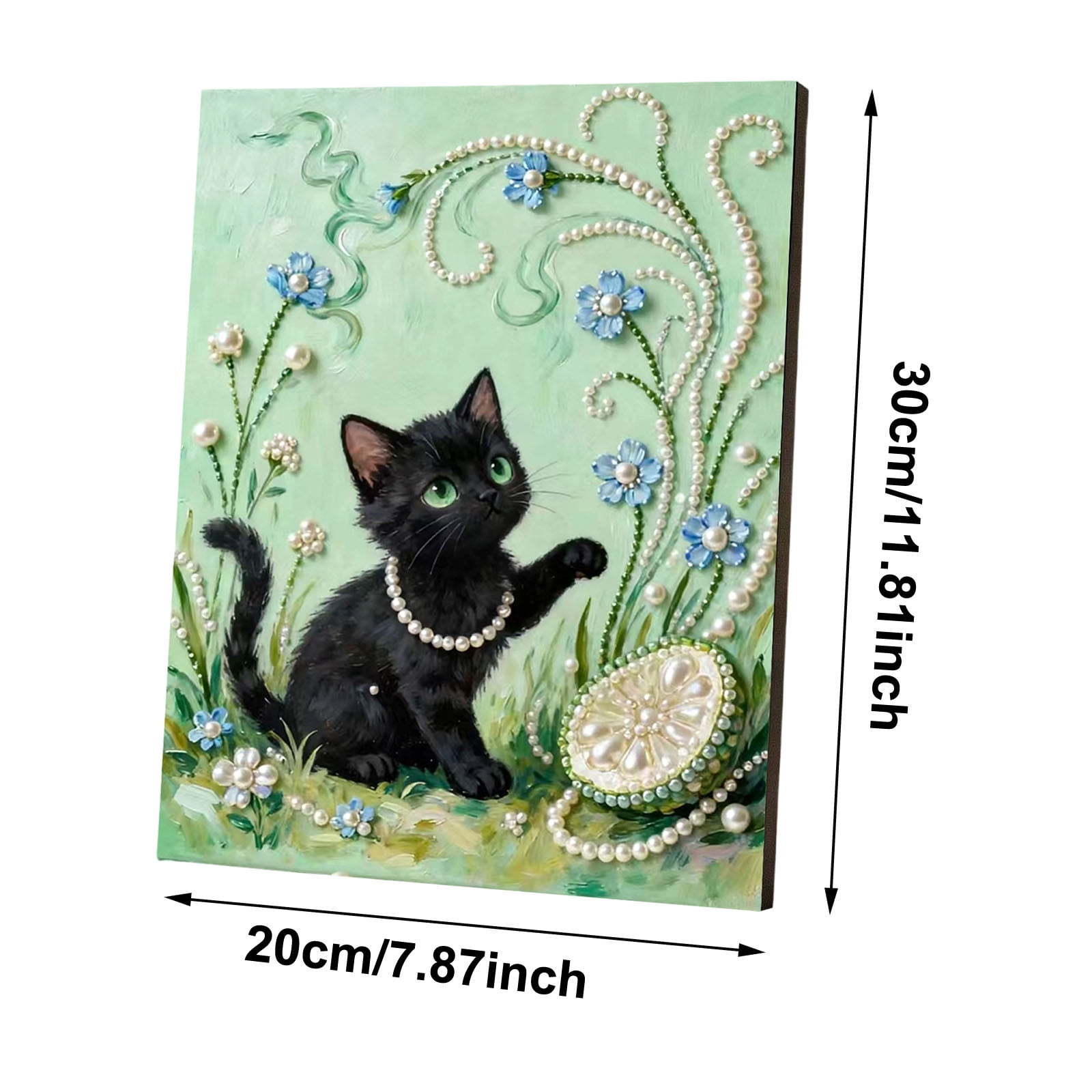 Diamond Art Kits for Adults, Diamond Painting Kit Cute Animal 3D Pearl Diamond Painting, Pearl Painting Kit DIY Pearl Art Canvas Craft Kit for Adults Home Wall DecorB