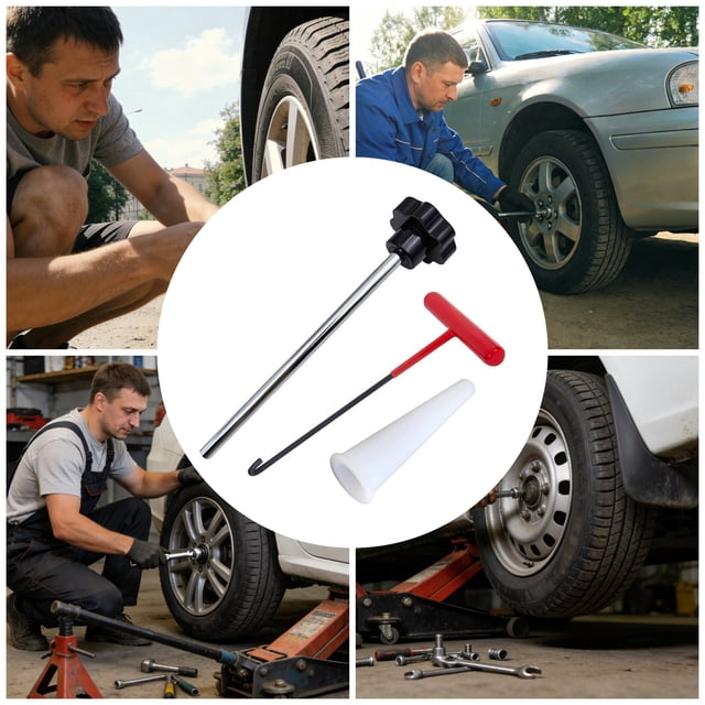 BotaniNest Installation Wheel Remover Quick Install Tire Core | Ergonomic Handy Auto Solution Efficient Replacement Device For Travel Tasks