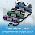 SAGEFINDS World Time Alarm Clock Calendar, Thermometer, Alarm, Timer