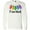 AA-White, variant on Inktastic Feliz Navidad Rainbow Holiday Lights Long Sleeve T-Shirt