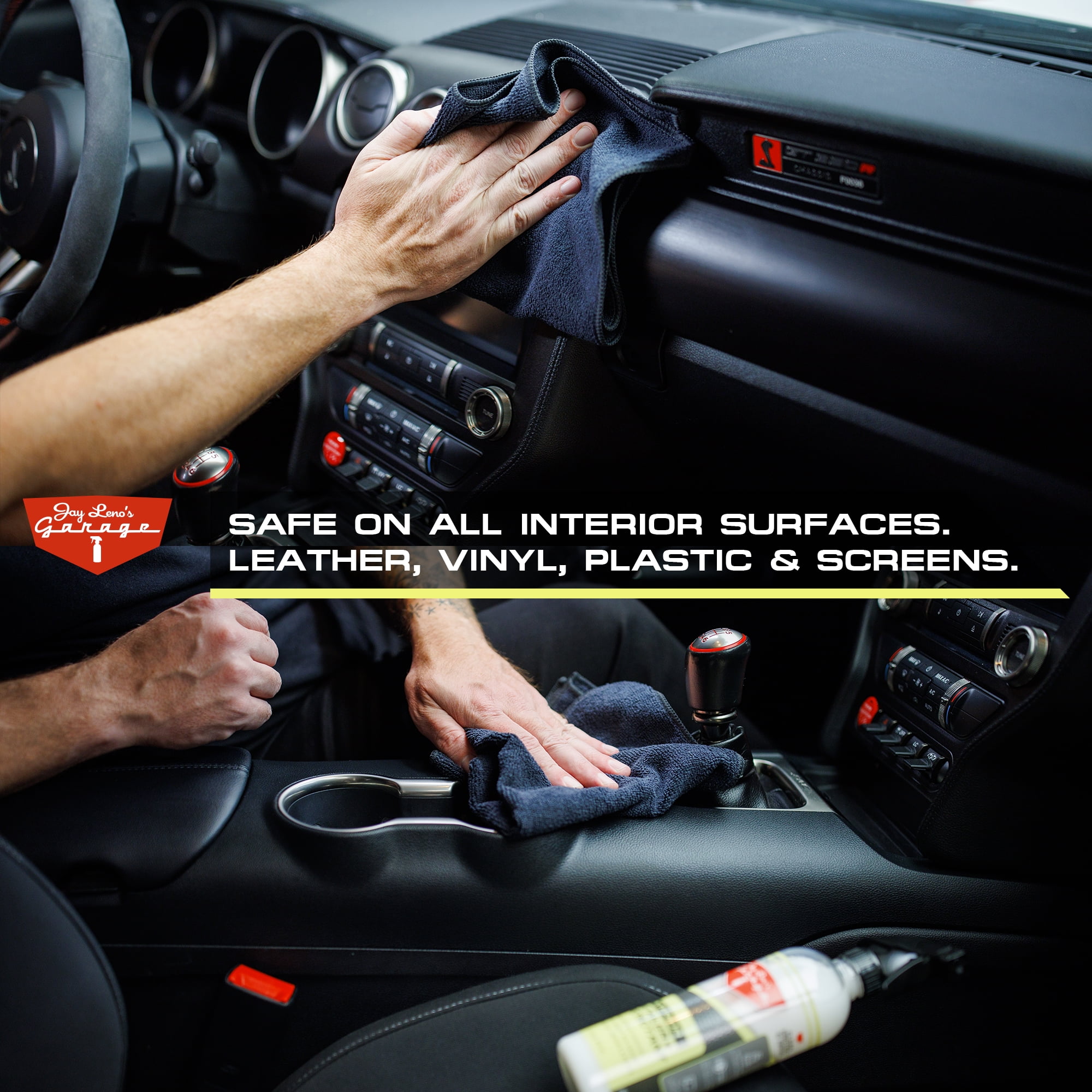 (2 pack) Jay Leno's Garage Interior Detailer (16 oz) - Clean & Protect Car Interior Surfaces