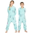 thumbnail image 4 of Footed Pajamas - Llamas Kids Footless Hoodie Chenille One Piece - Kids - Medium (Fits 4'6 - 4'8"), 4 of 7