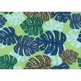 thumbnail image 1 of Ahgly Company Machine Washable Indoor Rectangle Transitional Algae Green Area Rugs, 3' x 5', 1 of 1