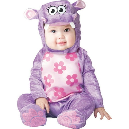 Incharacter Huggable Hippo Costume Child Infant: Purple 18-2T Months Unisex