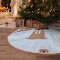 thumbnail image 5 of Xecao Playful Walrus Wonders Pattern Christmas Tree Skirt Round Xmas Tree Mat Base Cover for Holiday Home Decorations-48", 5 of 6