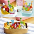 thumbnail image 4 of 30PCS Animal Fruit Food Picks, Bento Box Picks, Mini Cartoon Animal Food Toothpicks, Lunch Bento Forks Picks for Kids, 4 of 8