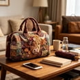 thumbnail image 7 of Cow Plaid Travel Weekender Bag Large Capacity Shoulder Duffel Tote for Women Vacation Gym Trip, 7 of 7