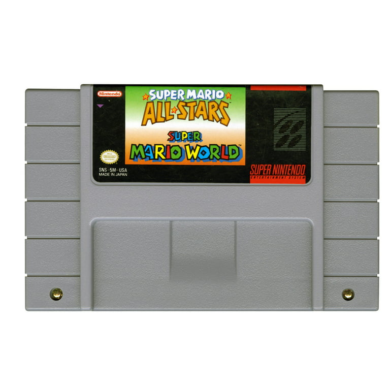 Moretón complicaciones entregar Super Mario All-Stars - SNES - with Super Mario World - Walmart.com