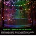 thumbnail image 3 of Aspersor de trampolín para niños con luces LED de trampolín de 39,4 pies Aspersor de agua para trampolín al aire libre de 39 pies de largo con control remoto Borde de trampolín Luz LED para patio de juegos acuáticos al aire libre   ER, 3 of 5