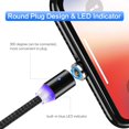 thumbnail image 4 of Cable Usb Magnético Tipo C Led 2.4a cable De carga rápida De datos Para Samsung Motorola Android Iphone, 4 of 4