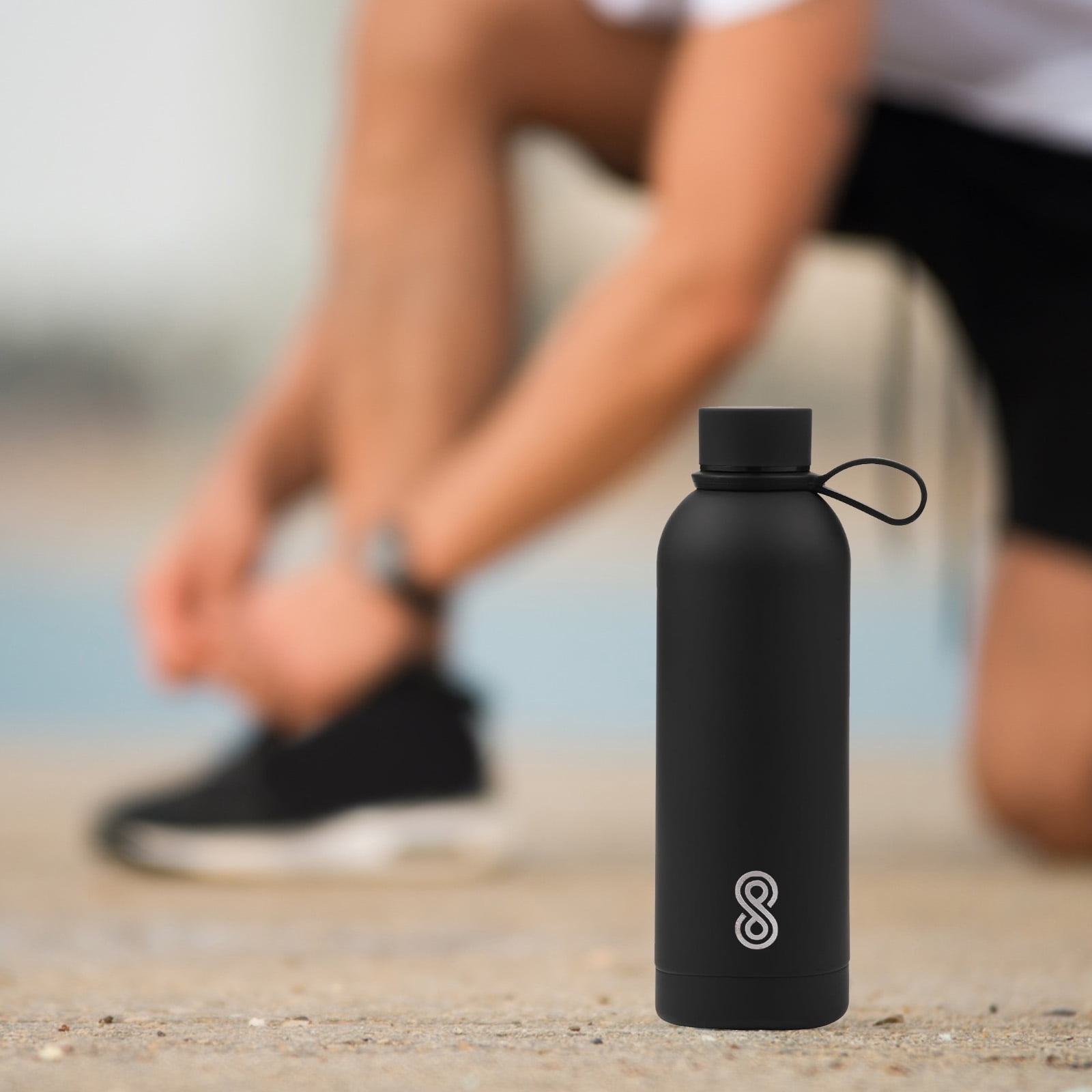 SINT 25 Oz Stainless Steel Water Bottle, Double Wall Vacuum Insulated, Leak-Proof, Durable, Travel Sports