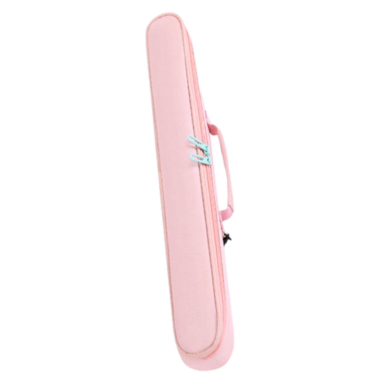 LeeQinersw Flute Carrying Case Carrying Pouch Gift Lightweight Bamboo Flute Storage Bag Pink