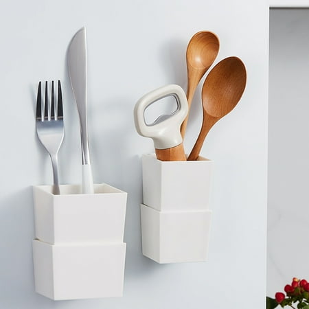 

Detachable Bottom Magnetic Storage Box Easy Instasllation Plastic Sliced Cheese Magnetic Storage Case for Home