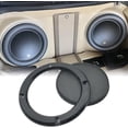 thumbnail image 4 of Cover Subwoofer Cover Decorative Circle for Car Stereo Speakers, Black (4 Inch) 4 Inch, 4 of 5