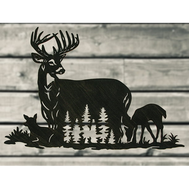 Metal deer cutout deals