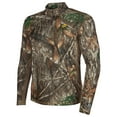 thumbnail image 6 of Blocker Outdoors Angatec Long Sleeve 1/4 Zip Performance Shirt Men's Hunting Clothes (Realtree Edge, Medium), 6 of 9