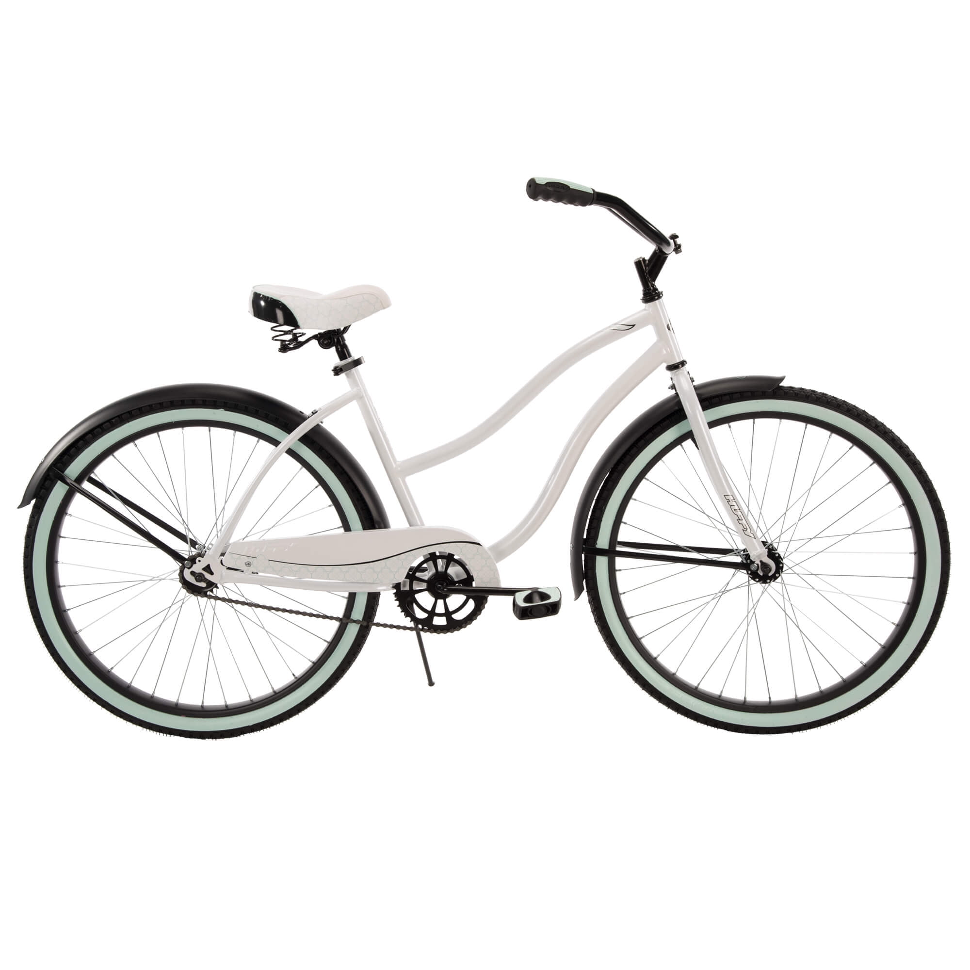 White for sale online Huffy Cranbrook 26 inch Cruiser Bike with Perfect Fit Frame for Women 