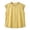 Yellow, variant on Womens Tops Elegant Shirt Embroidery Detail Round Neck Flutter Sleeve Blouse Casual Wear Womens T Shirts White XXL