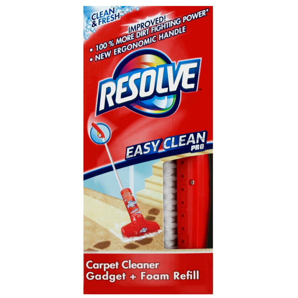 Resolve Easy Clean Pro Carpet Cleaner Gadget + Foam Spray Refill, 22oz