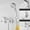 A, variant on Bath Mixer Tap with Shower Attachment Bathtub Faucet Wall Mounted Shower Faucet Hot and Cold Water Brass 2 Holes Bathroom Faucet Chrome Plated-B