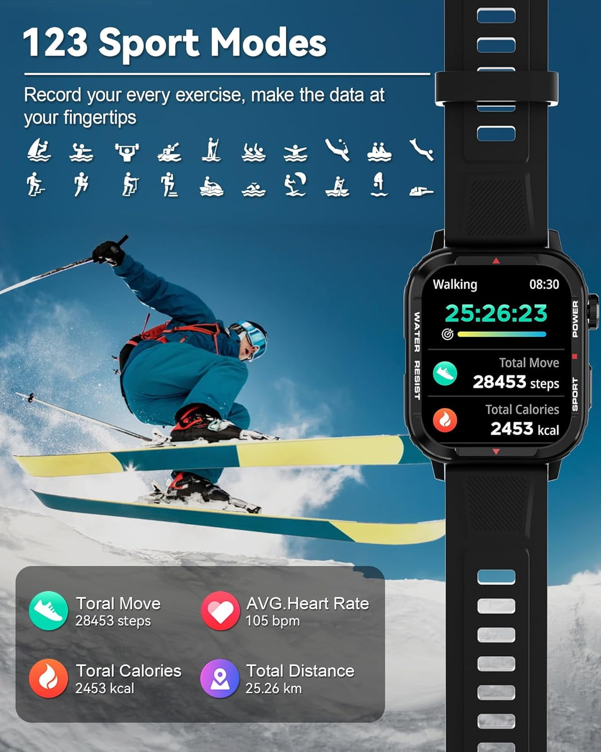 Bakeey A6 Smartwatch App 2024 | moders.pl