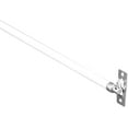 thumbnail image 1 of EAGLEGGO Tringles de Rideau à Extrémité Pivotante de 5/16 Po pour Châssis - 2 Tringles - Largeur Réglable de 21 à 38 Po, Blanc avec Extrémités en Nickel, 1 of 5
