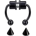 thumbnail image 1 of New Magnetic False Nose Ring, Titanium Steel Non-Perforated Nose Ring Nose Jewelry, 1 of 4